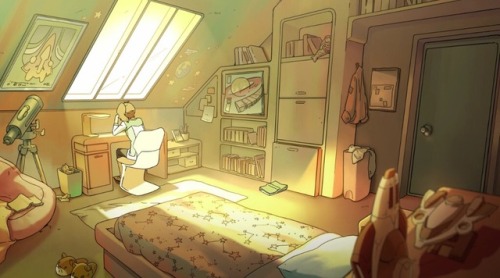 general-narti:Pidge’s old room versus her new one