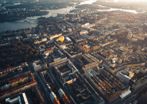 Stockholm from above by Tobias Hägg