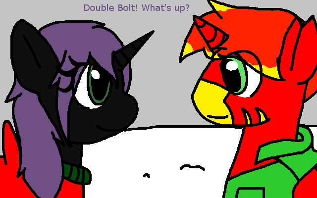 ask-the-mutants:  ((Merry Christmas! Featuring Double Bolt!  X3 &ldquo;*Yoink*