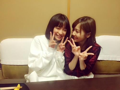 yoimachi:  Twitter / Suzu_Mg広瀬すず　佐野ひなこ