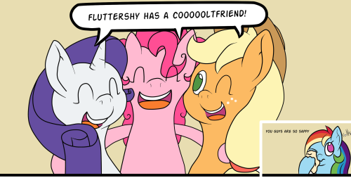 ask-head-over-hooves:  Bonus: The letter from Celestia reaches the ponies in Ponyville.  =O Oh dear…. >w<