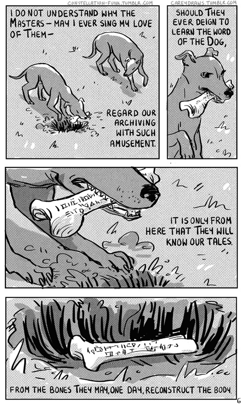 constellation-funk:  careydraws:  Written in the Bones. New comic, written by Christopher
