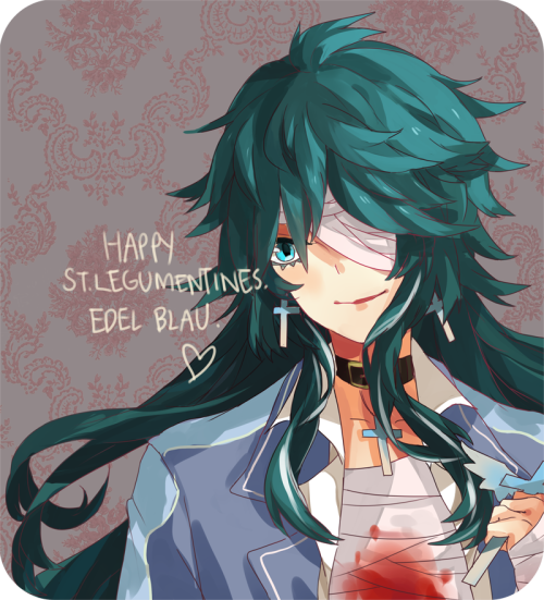 HAPPY ST. LEGUMENTINES FOR LOTTE-PON !!!!!! Chucks you bitter black beans /////// and I hope to get 