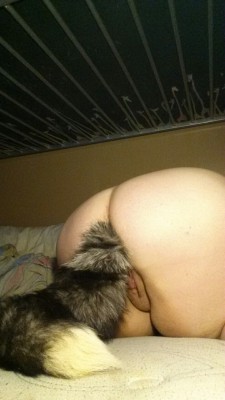 naturalnights:Wearing my tail for a little