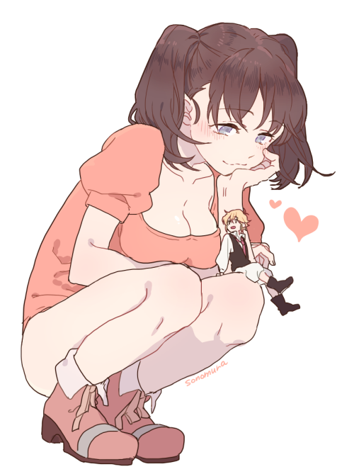 girlxgirlxcat:  By:   ソノムラ＠ついった   