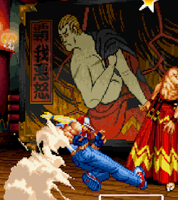 doctorbutler:atari5200controller:Real Bout Fatal Fury 2 (arcade - 1998 - SNK)Request: super-pr1ngles  You ever notice how fighting-game antagonists always commission giant art-pieces of themselves?