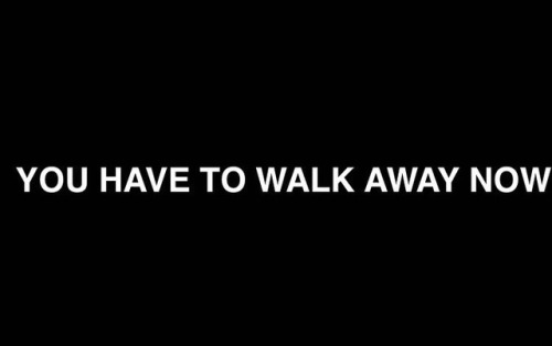 It’s time to walk away