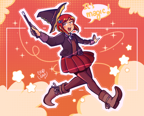 chibigaia-art:  himiko drawn during the stream!