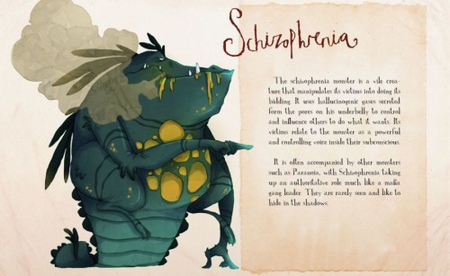 whirpooloffondness: The Real Monsters:-Obsessive Compulsive Disorder -Schizophrenia  -Sleep Disorder