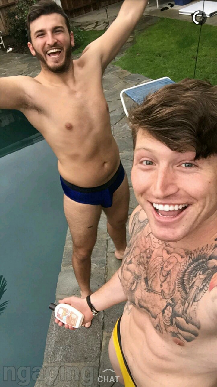 malecelebunderwear:  ngaging:Scottysire &amp; Zane speedos 👍😌 You’ll