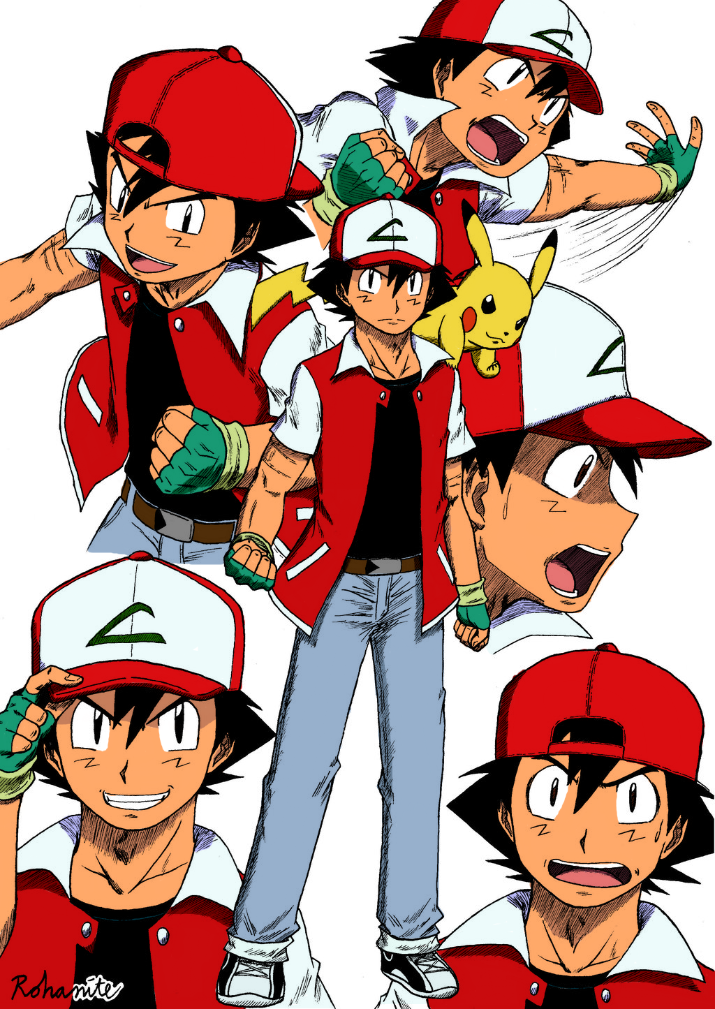 another-rxad: Ash Ketchum, 16 years old. The Pride of Pallet, himself! Drawn by @rohanite.