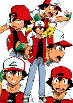 another-rxad: Ash Ketchum, 16 years old. The Pride of Pallet, himself! Drawn by @rohanite. 