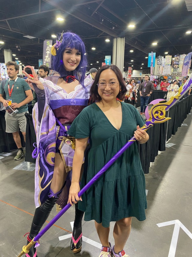 I met Anne Yatco (Raiden’s VA) today!! She was really nice 😭