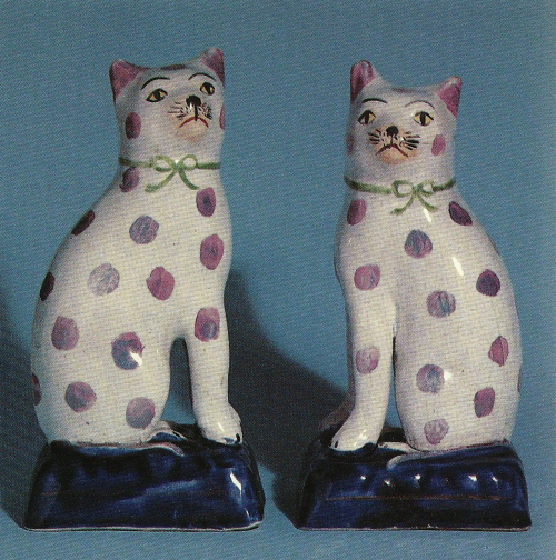 applewhirlings: 19th century cat figurines and kingpins from Cat Collectables p.1992