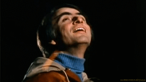 the-actual-universe:My collection of Sagan reaction images, for all your Sagan reaction image needs.