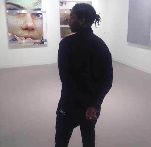 XXX asapworldwide:  A$AP Rocky @ Sadie Coles photo
