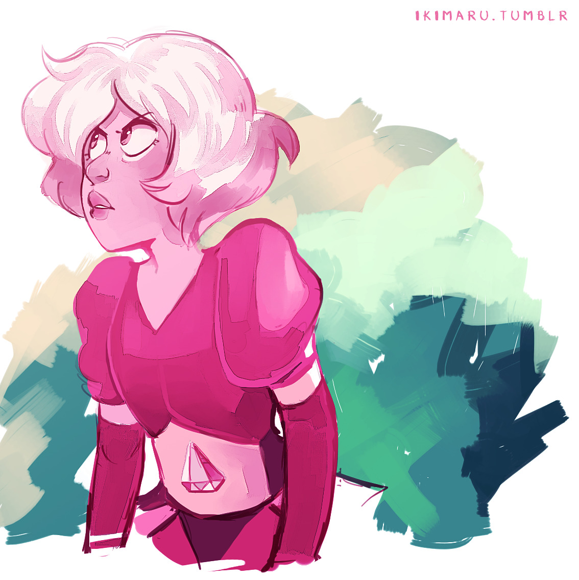 she’s pink and angry
