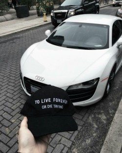 cknd:  Audi R8 x CKND To Live Forever 6 Panel Caps Available Online!   Get your now at www.CKND.co 