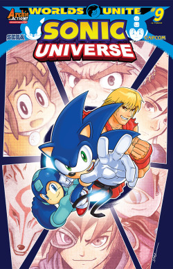 mysteriouskusajo:  SONIC UNIVERSE #78Script: Ian FlynnArt: Tyson Hesse, Jim Amash, Jack Morelli and Matt HermsCover: Patrick “SPAZ” SpazianteNew Worlds Variant Cover: Jamal Peppers, Jim Amash and Matt HermsCovers Unite Variant (9 of 12): Ben BatesThe