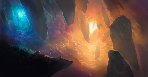 cinemagorgeous:  The gorgeous art of Noah Bradley. 