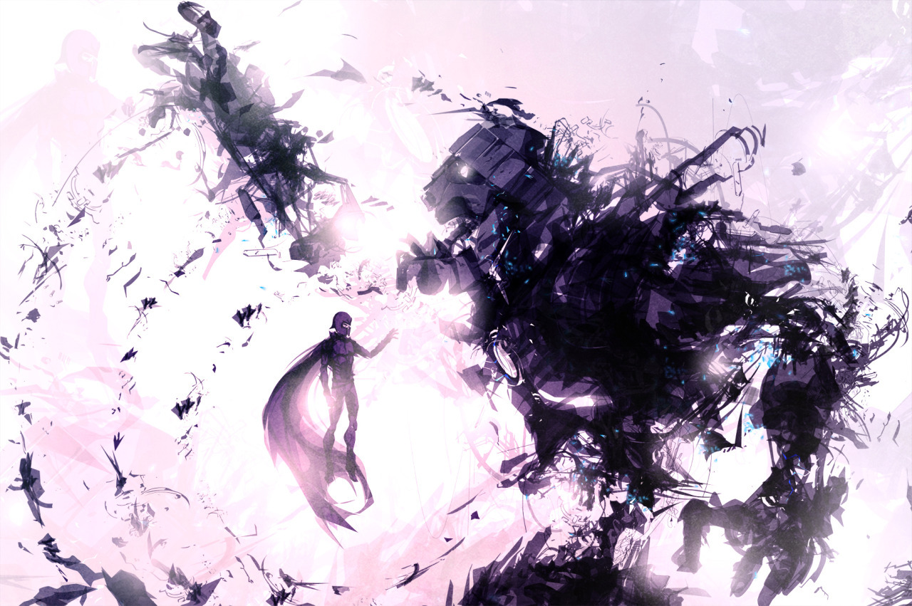WEB of DNW — Magneto vs Sentinel by Justin Currie. Uncanny
