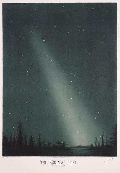 huariqueje:The Zodiacal Light * -   Étienne Léopold Trouvelot,E.L. Trouvelot, 1882French,1827-1895Ch