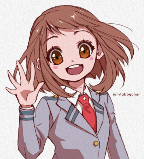 iamtabbychan: Sketchtember - Day 14 - Ochako Uraraka