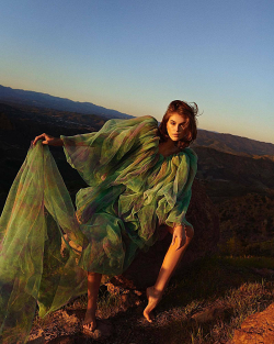 Porn femalestunning:Kaia Gerber for Vogue China, photos