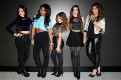 fifthharmonynews:  The girls backstage at the Y100 Jingle Ball pre-show!