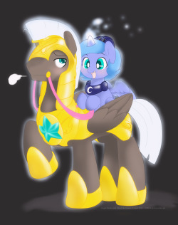 knight-woona:  Knight Woona Ride by Koushoku-jin  Woona: Look at us~ we look so shiny and darn good   x3 Hnnng &lt;3