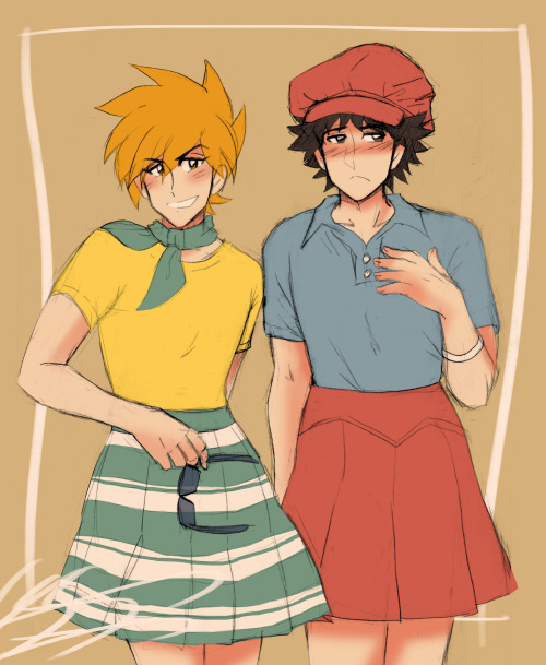 geneseedraws: Reguri Week Day 5: Crossdressing