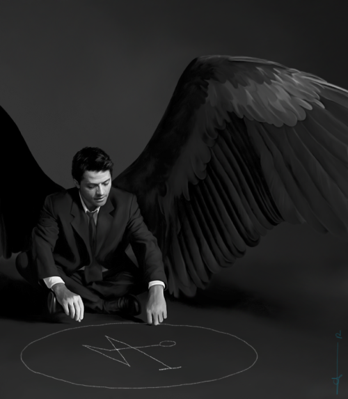 euclase:Castiel with wings/various costumes.