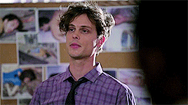 stonersciles:  Spencer Reid + purple