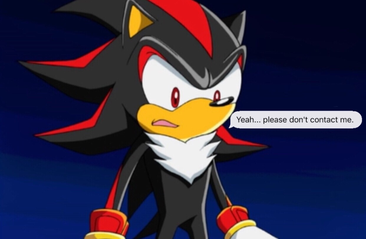 sonic X shadow on Tumblr