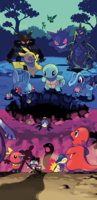 lighting-rakurai:I always think that Red and Blue Rescue Team have the best Pokémon game box art ever made for the fact that both of the box art versions are connected with each other.