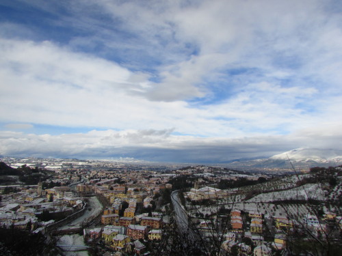 February 1st greeted us with a little bit of snow - but for now everything is gone already :D