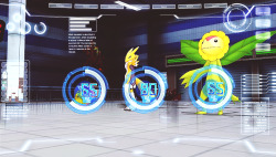 digi-egg:  New screenshots of Digimon Story: Cyber Sleuth have been released! (x)  According to the description, the game’s protagonist runs into Agumon and Gabumon in the lowest levels of Cyberspace. While Agumon doesn’t have an inch of fear in his