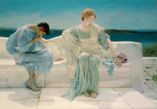 Lawrence Alma Tadema - Ask me no more 1906  -