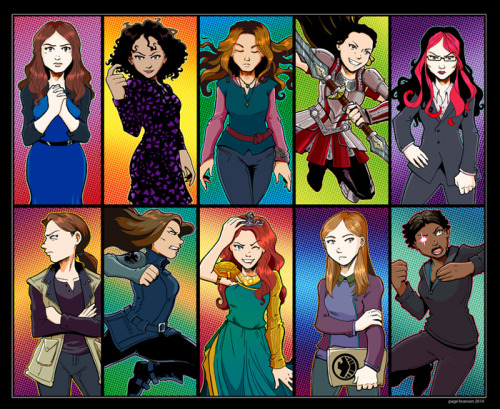 pagebranson: S.H.I.E.L.D. ladies from Season One. Top- Audrey, Raina, Skye, Sif, Victoria Bottom- Hi