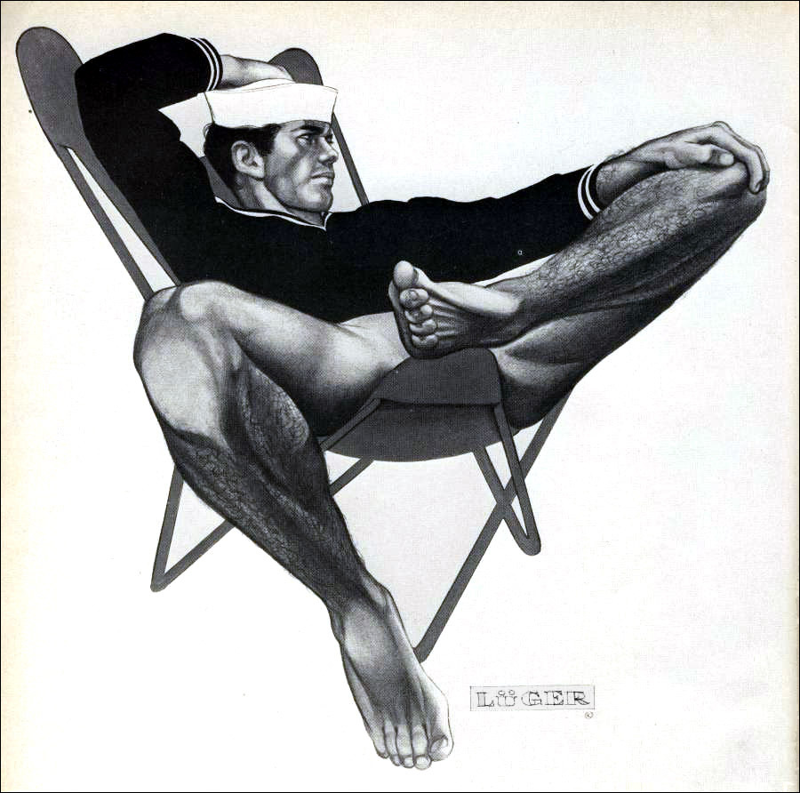 Hairy Gay Art and Cartoons