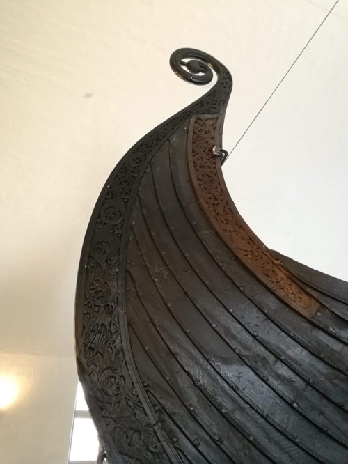 danishheathen:The Oseberg ship, at the Viking Ship Museum, Oslo, Norway.