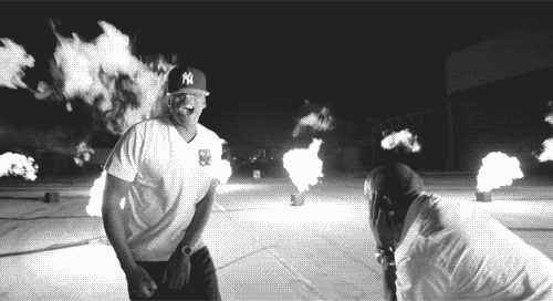 mowtenof:  This video.  Kanye West & Jay z | aka. The KINGS  