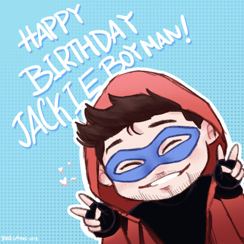 rediculous-art: Happy 4th Bday Jackieboyman! :D(I didnt know what to draw for his bday so have a hap