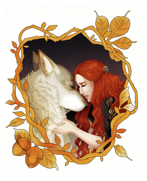 Sansa and Lady 