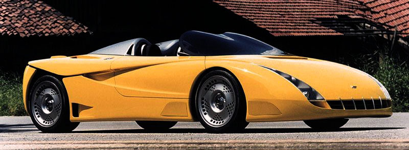 carsthatnevermadeit:  Ferrari F100r, 1999 byÂ Fioravanti. A roadster version of