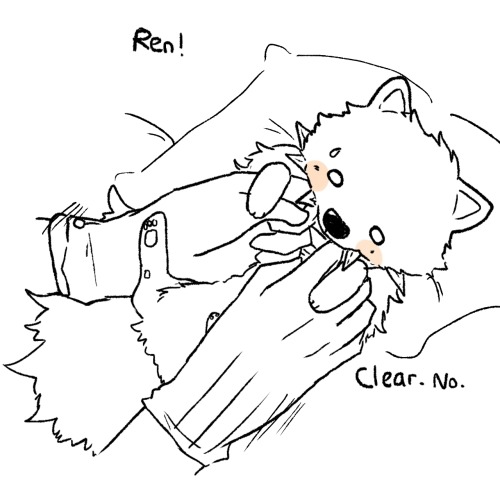 Porn chibi-clear:  Based on this - http://imaginedmmd.tumblr.com/post/78937792999/imagine-clear-doing-this-with-ren photos