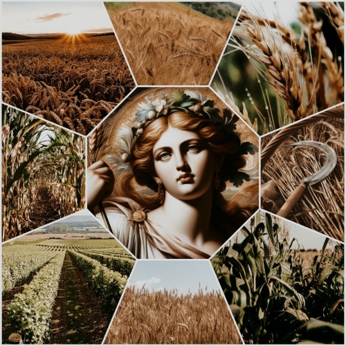 Devotional Moodboard For Ceres