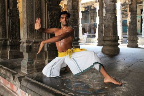 Mithun Shyam, Bharatanatyam dancer at Chidambaram Nataraja temple