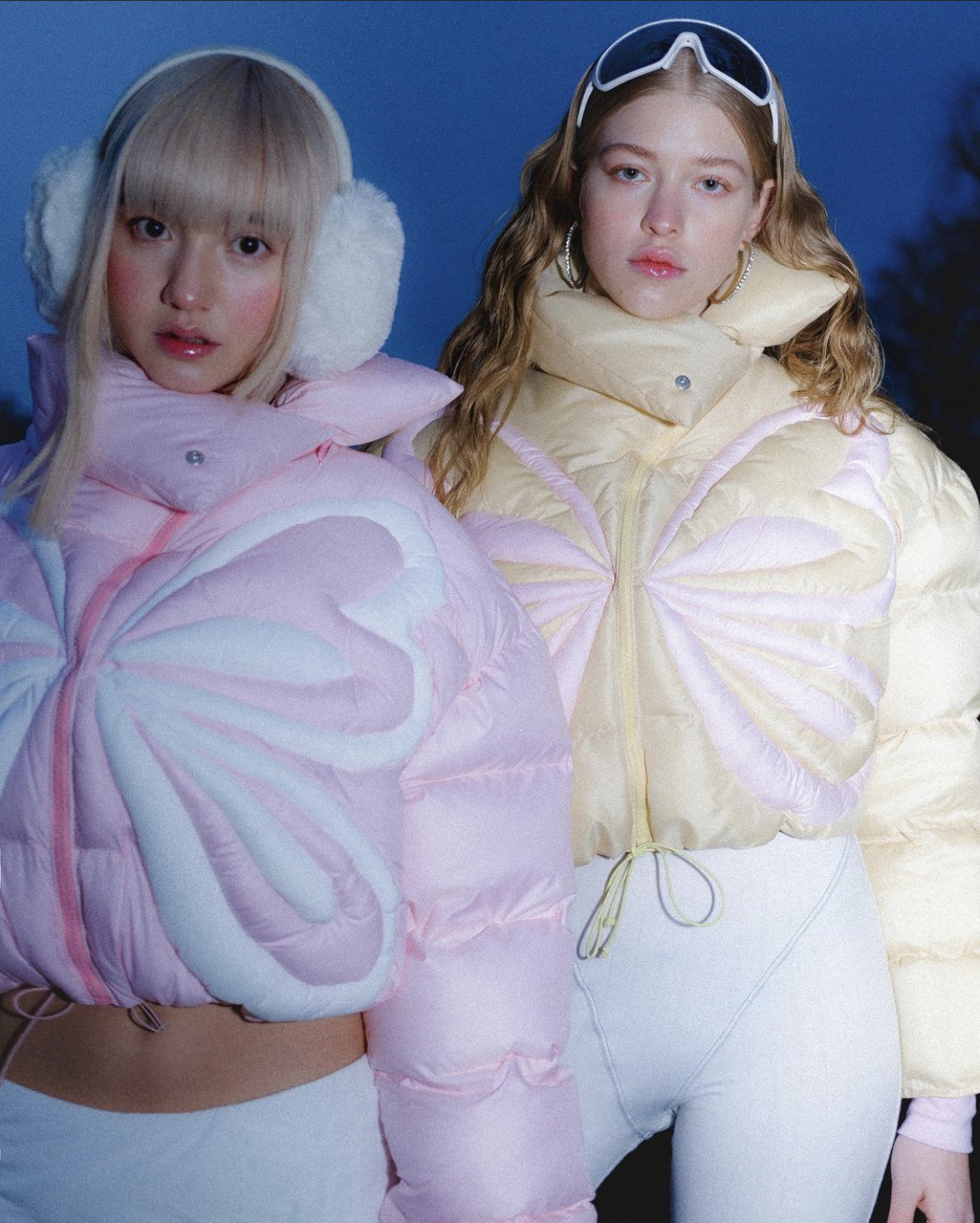 wintercorrybriea:clara colette miramon ‘butterfly puffa’