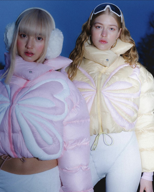 wintercorrybriea:clara colette miramon ‘butterfly puffa’